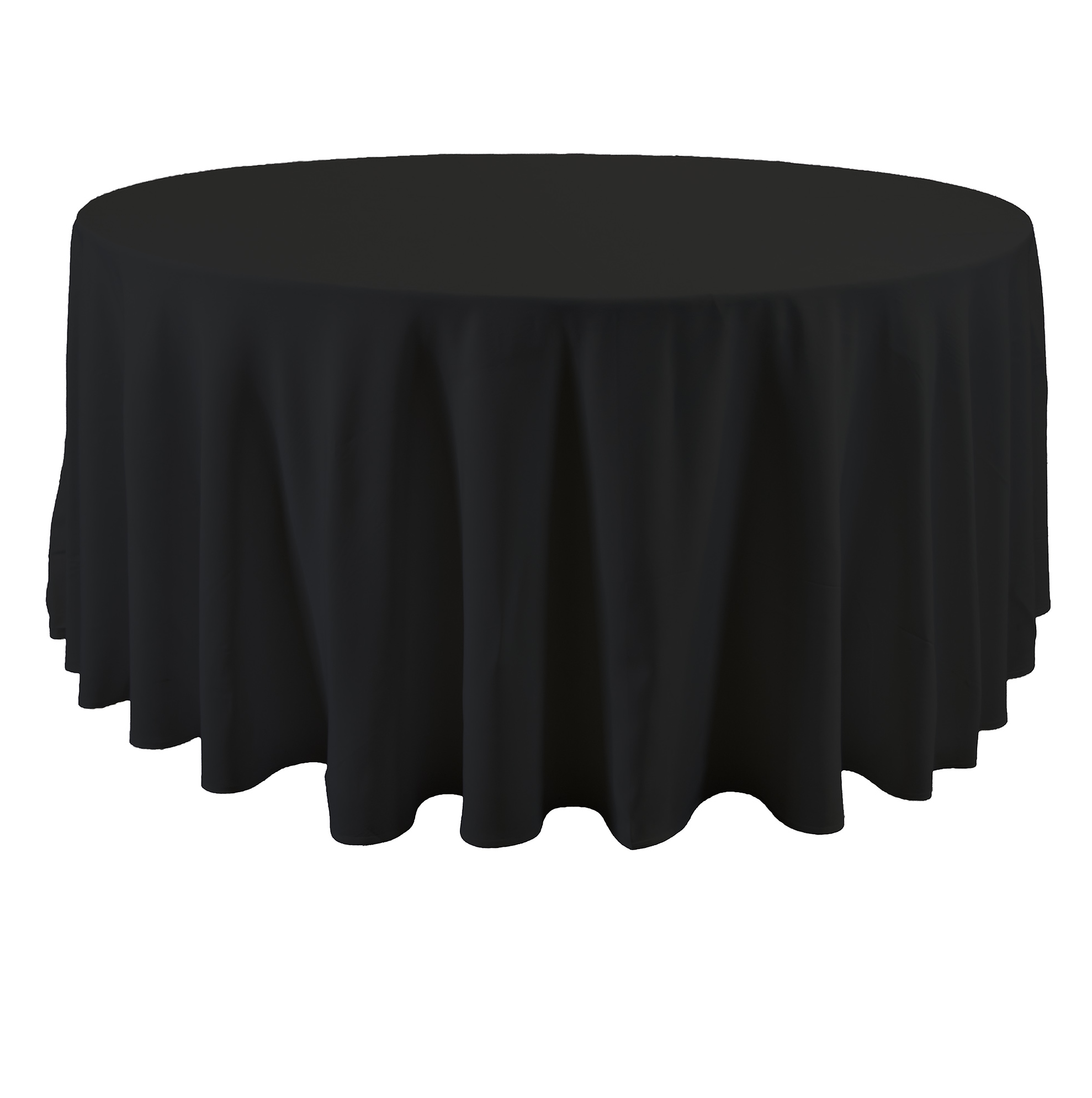 120 Round Black Tablecloth The Party Centre 120 Round Black Tablecloth