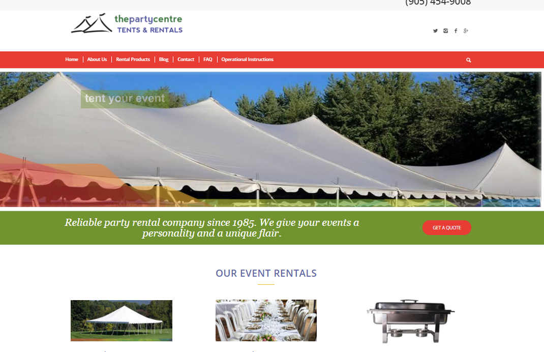 Your Party Rental Company Brampton, Mississauga, Oakville