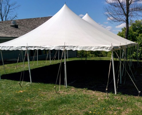 30x45 Pole Tent Rentals