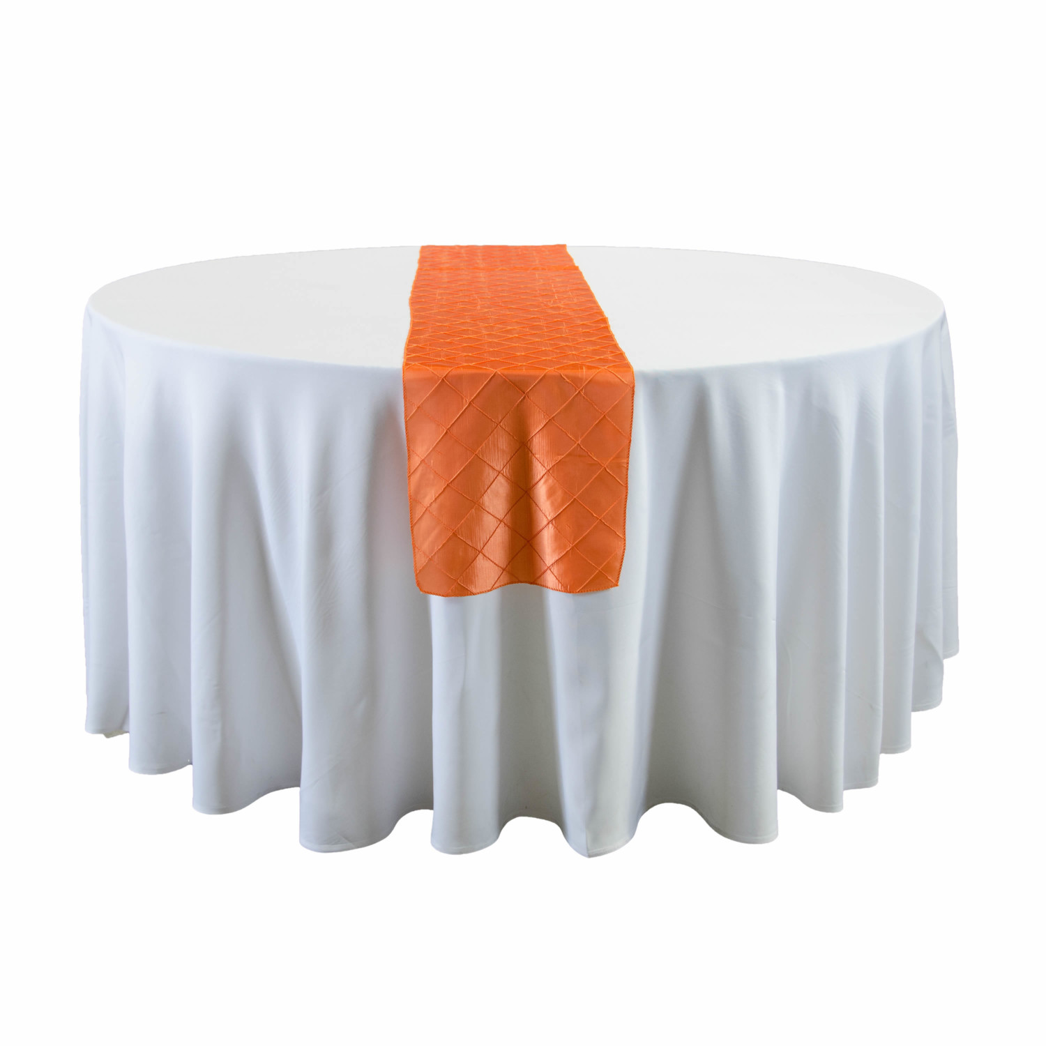 Orange Satin Table runner The Party Centre