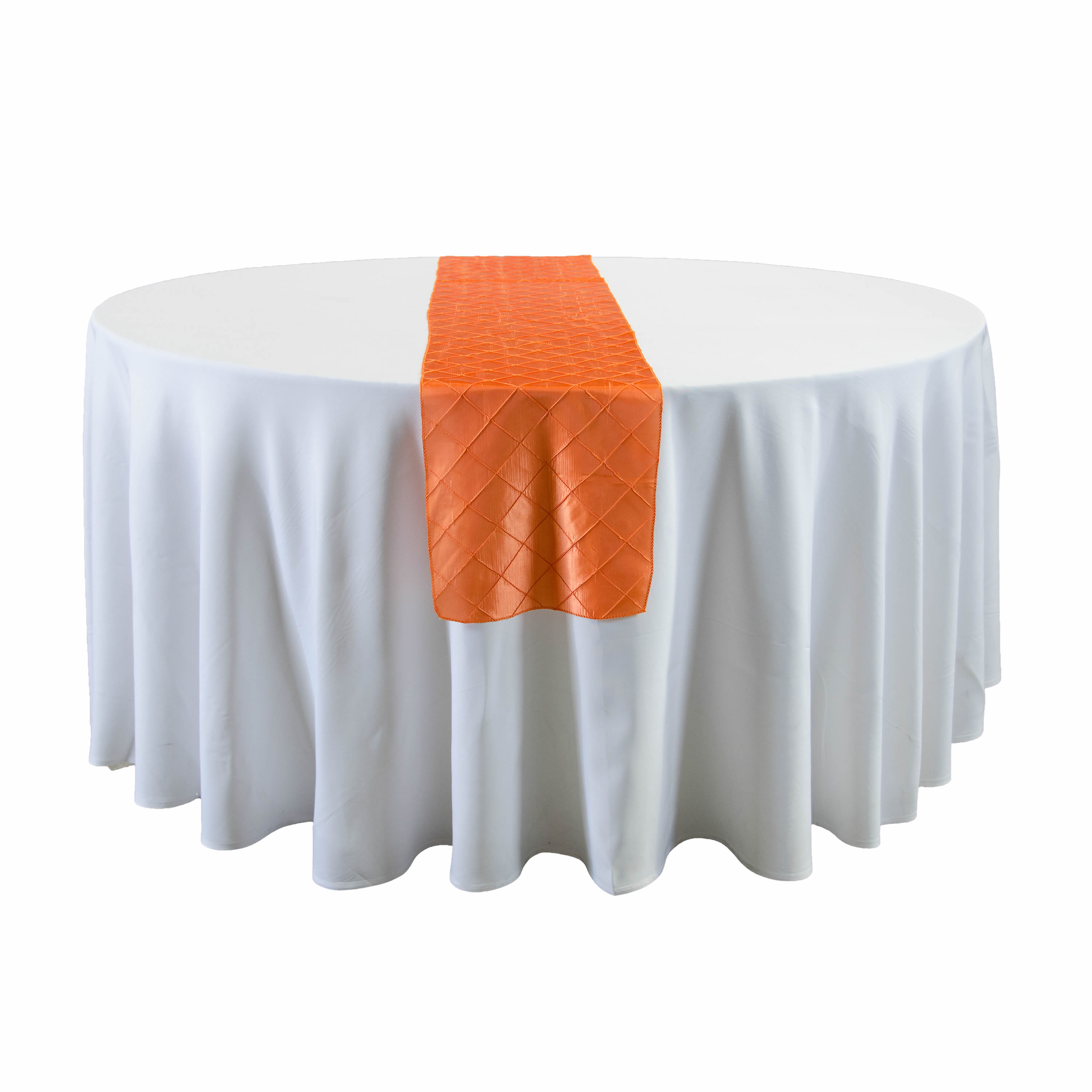 Orange Satin Table runner The Party Centre