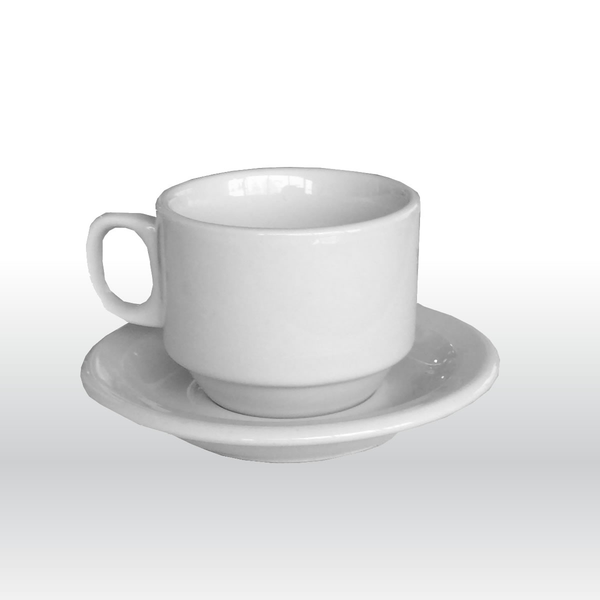 Plain White Cup And Saucer The Party Centre Plain White Cup And Saucer