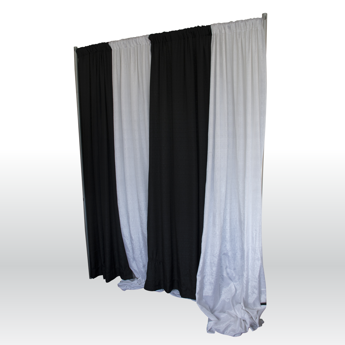 Pole And Drapes Backdrop The Party Centre