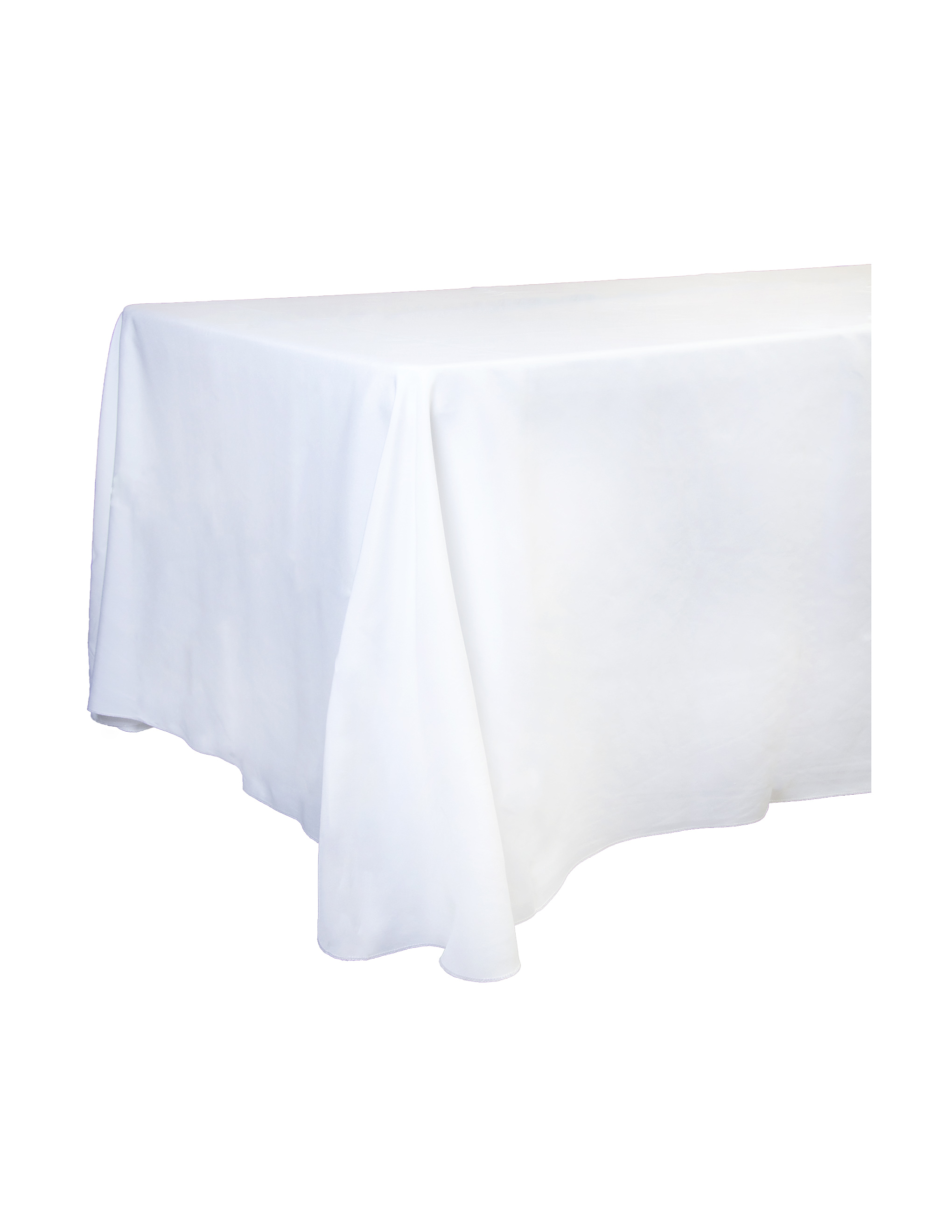 90x132 Tablecloth White The Party Centre