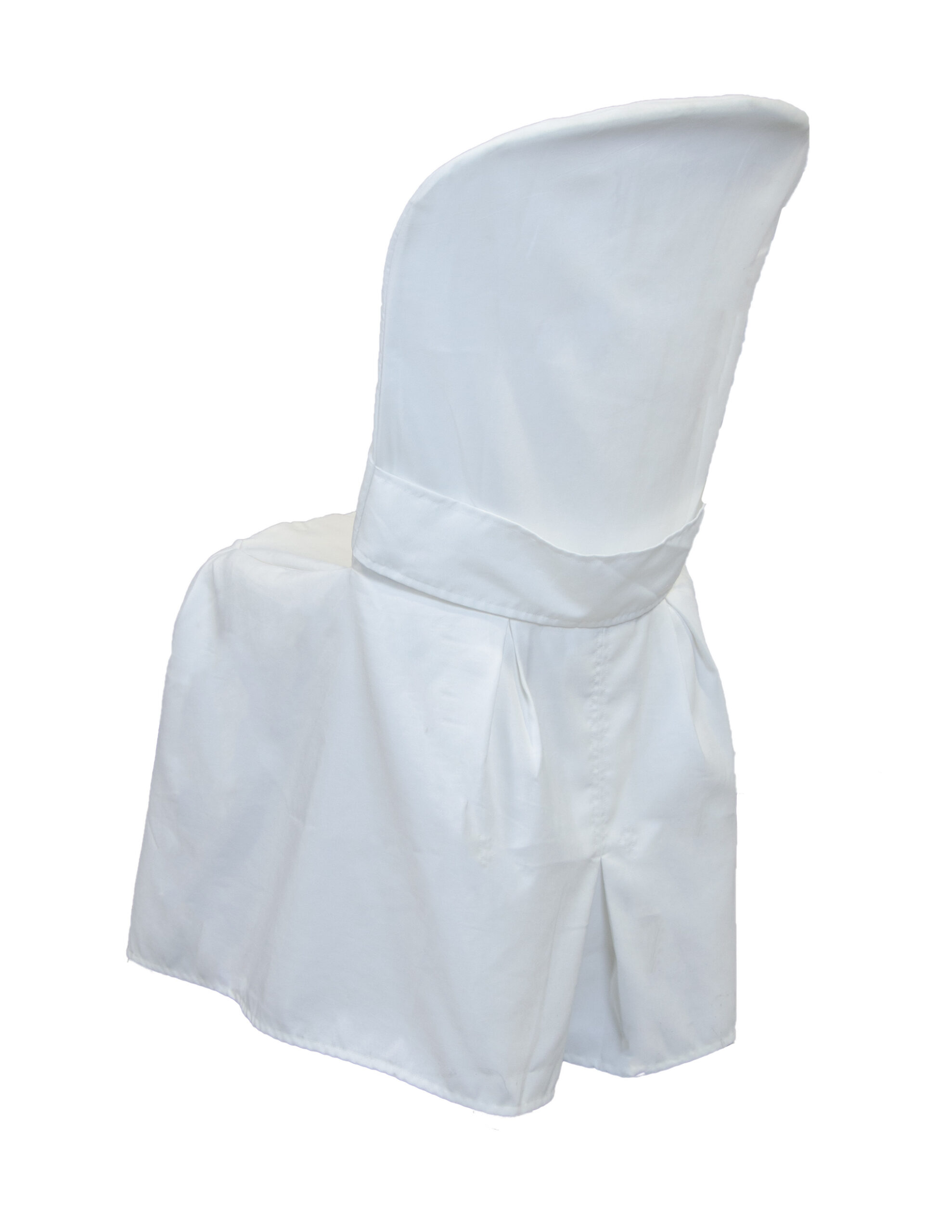 Bistro Chair Cover WHITE The Party Centre