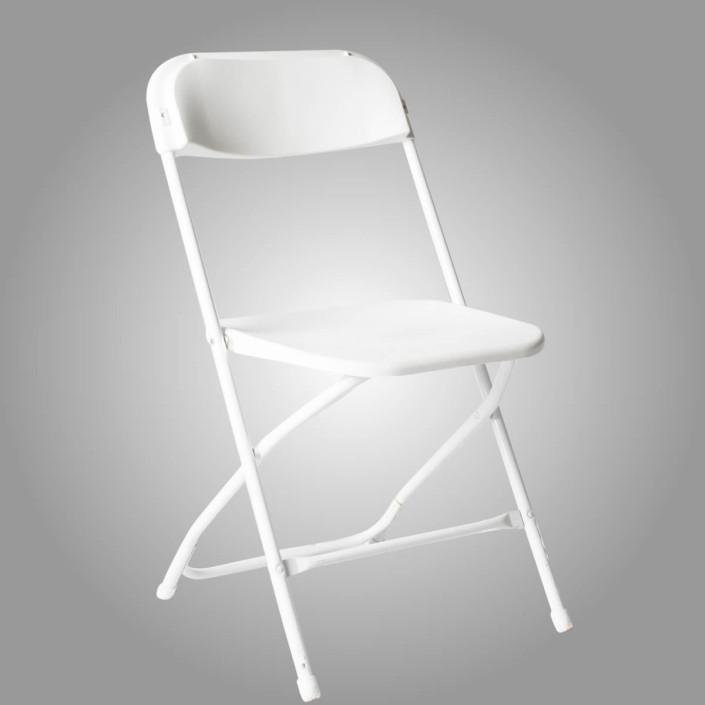 White Folding Chair The Party Centre