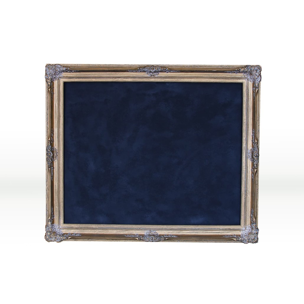 Chalkboard with gold frame