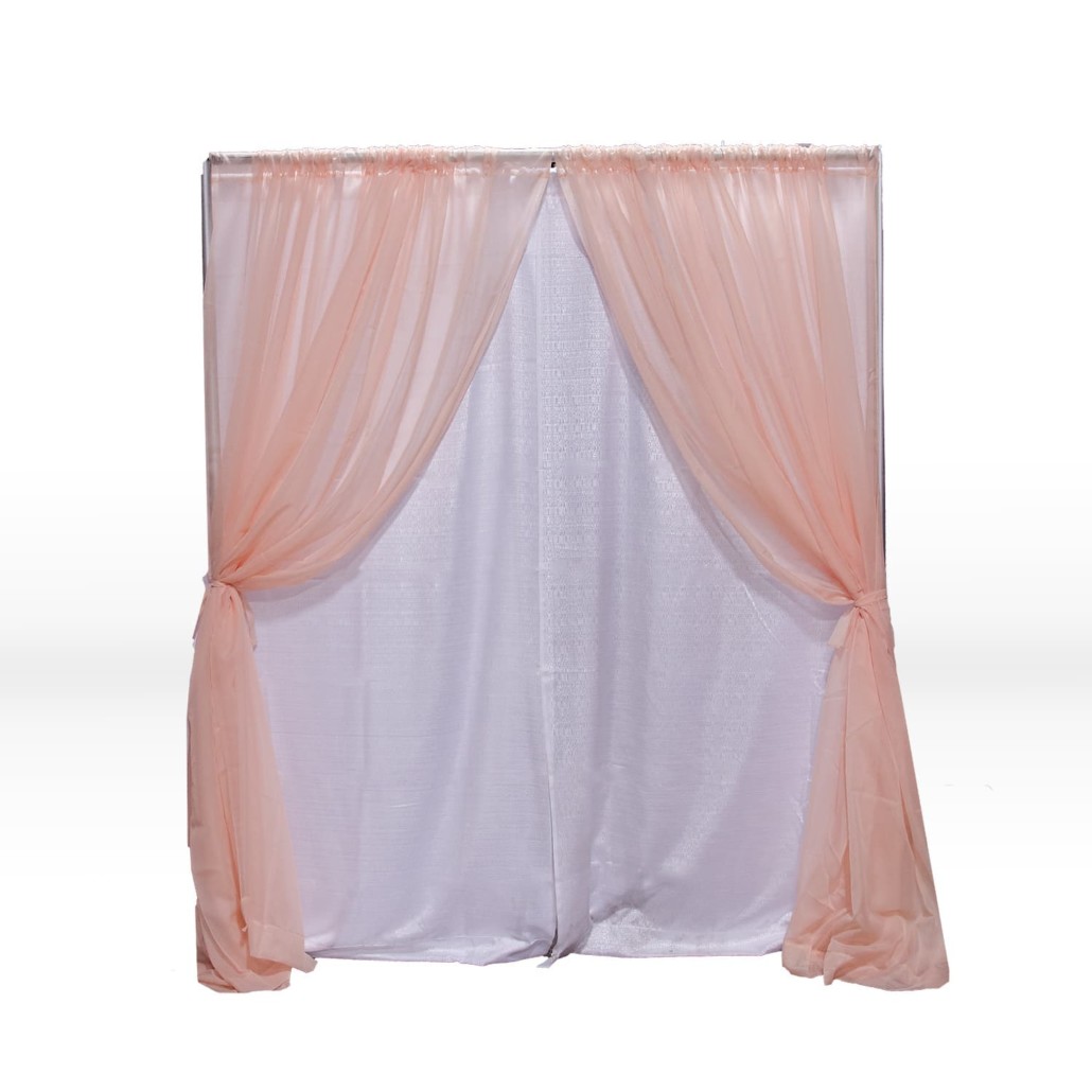 Pink drape